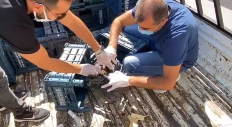 Kamyonetin kasasından 958 gram esrar çıktı, 2 şüpheli gözaltına alındı
