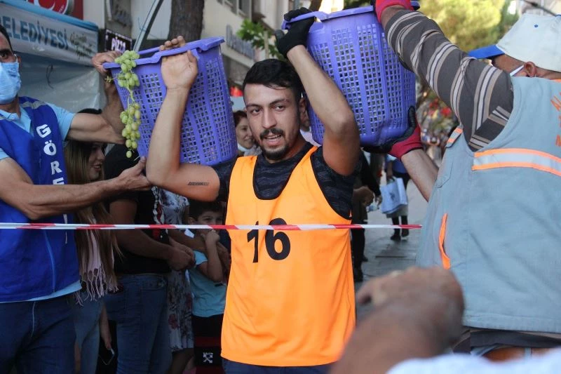 ’Alaşehir Kelter çekme’ yarışmasında renkli görüntüler
