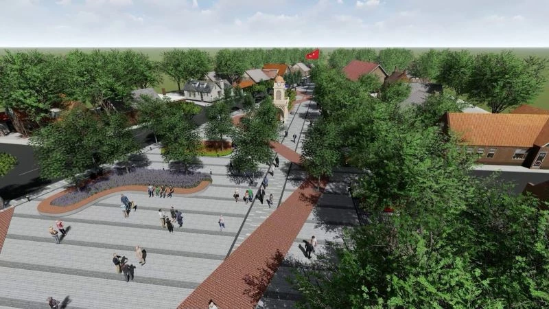 Helvacı Tarihi Kent Meydanı’nda sona yaklaşılıyor
