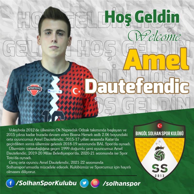 Solhan Spor Amel Dautefendic ile anlaştı
