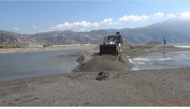 Asi Nehrinin Akdeniz ile buluştuğu alanda petrol önlemi
