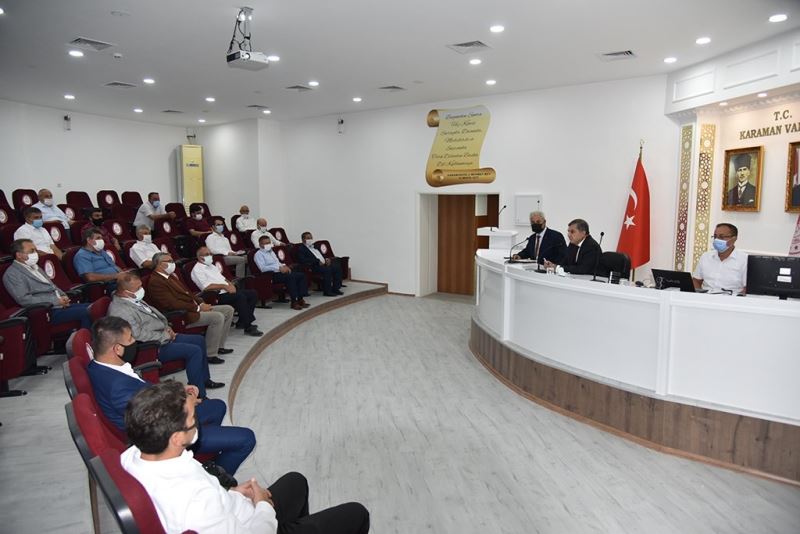 Karaman’da vaka sayılarının artışı ile aşılama çalışmaları değerlendirildi
