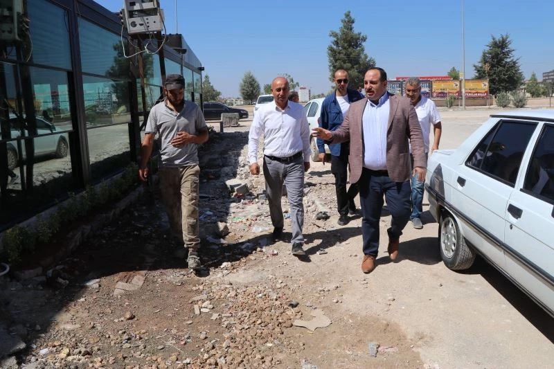 Viranşehir’de yeraltı kazı çalışması biten alanların yapımına başlandı
