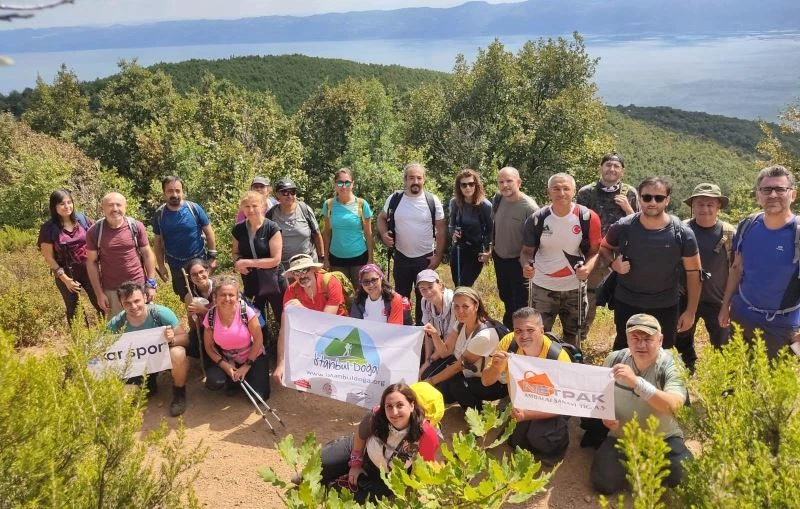 İstanbullu gönüllü yürüyüşçüler Aktoprak’taydı
