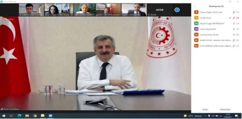 AOSB’nin projeleri bakanlıkta tanıtılacak
