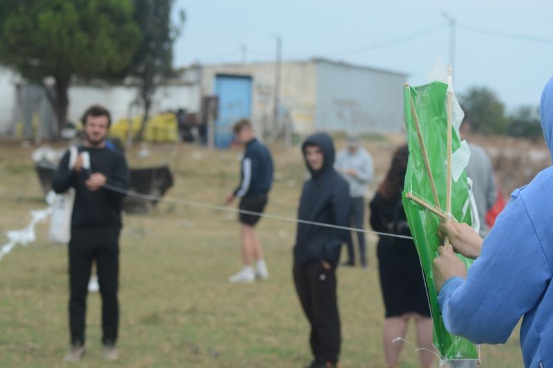 (Özel) Uçurtmalar Manyas Gölü için havalandı
