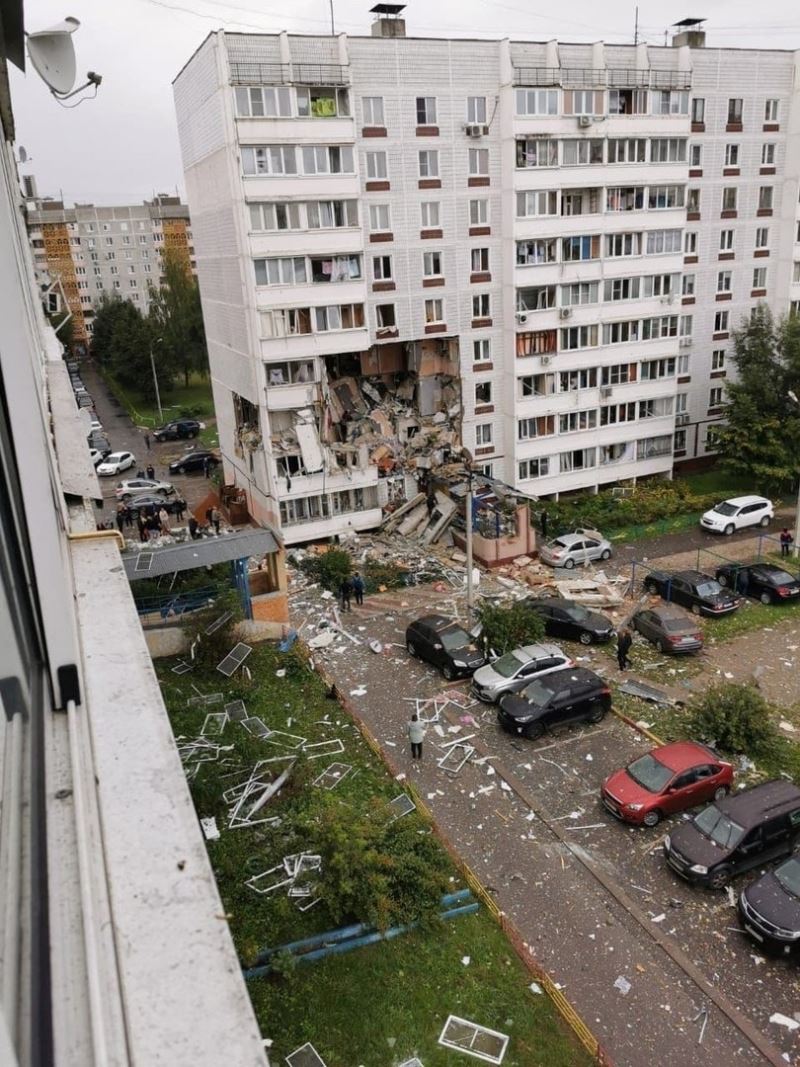 Rusya’da 9 katlı binada doğal gaz patlaması: 2 ölü, 8 yaralı
