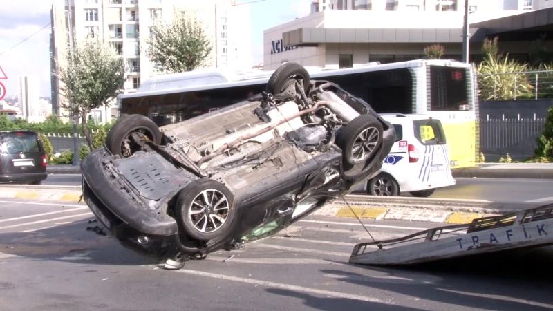 Kaza yaptı, trafik canavarı olduğu ortaya çıktı
