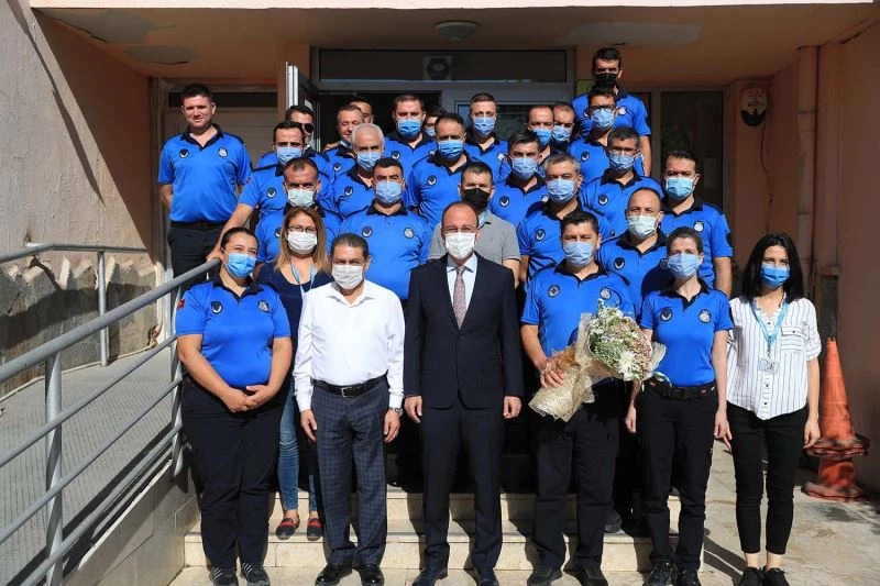 Başkan Örki, Zabıta Müdürlüğünü ziyaret etti
