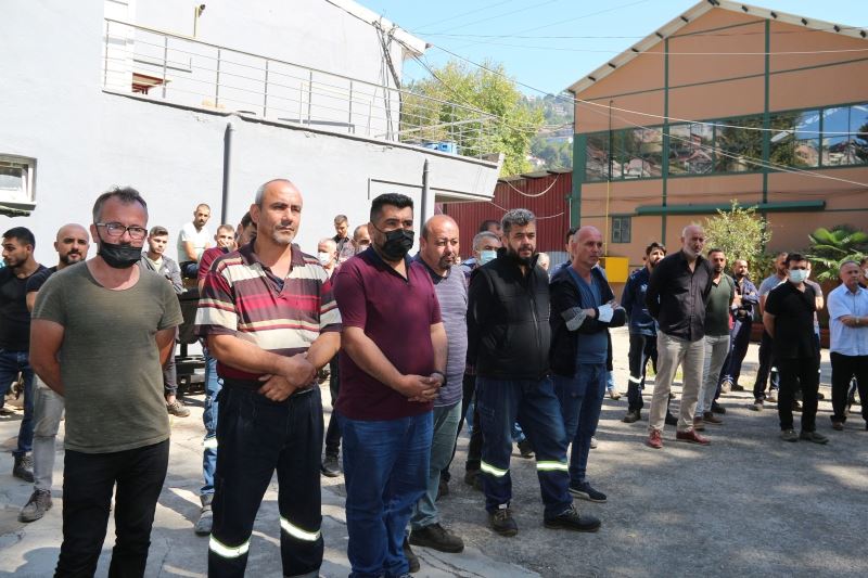 GMİS Yönetim Kurulu, Maden Makinaları Fabrikasında işçilerle bir araya geldi
