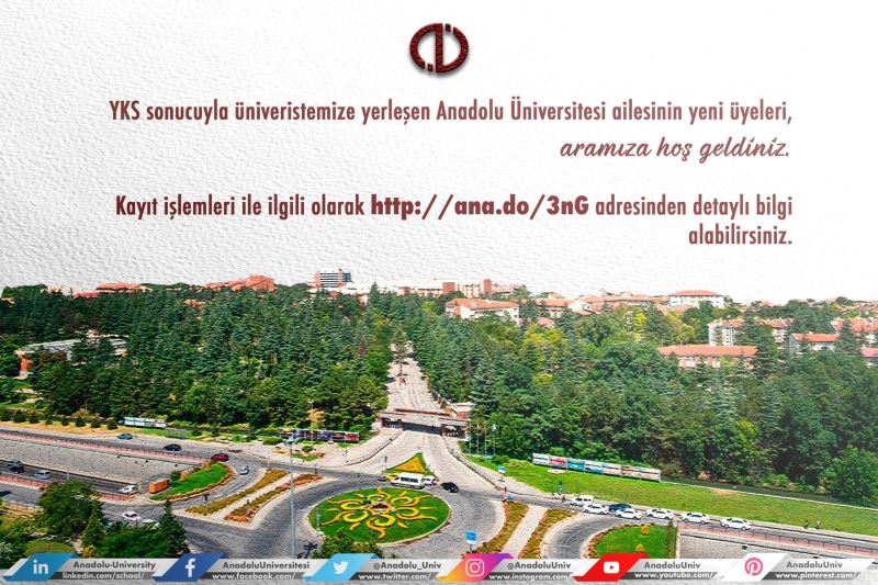YKS tercihlerinde Anadolu Üniversitesi’nde tüm kontenjanlar doldu
