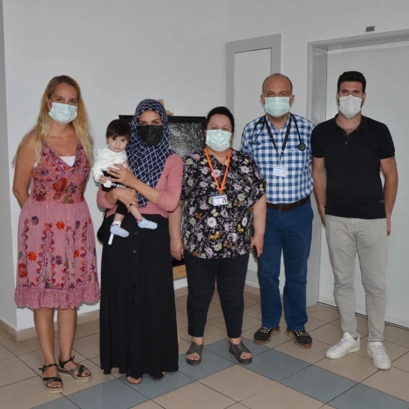 ADÜ’de sağlığına kavuşan Bahar bebek artık rahatça nefes alabilecek
