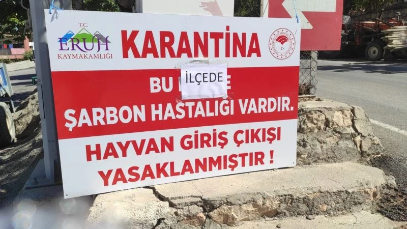 Siirt’te hayvan giriş-çıkışları yasaklandı
