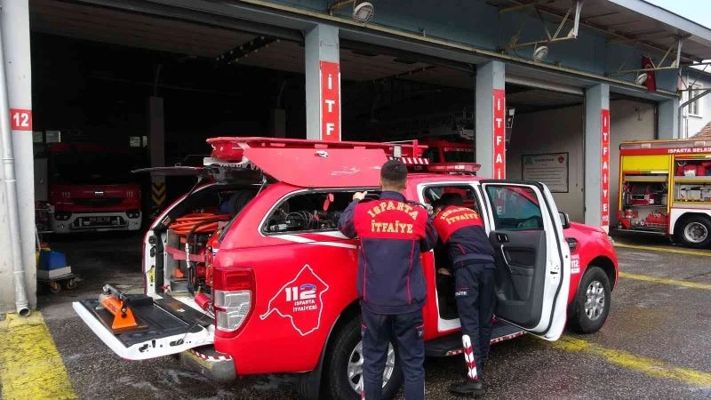 Isparta İtfaiyesi bu yıl 838 vakaya müdahale etti
