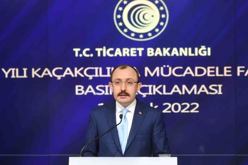 2021 yılında 7 milyar 749 milyon lira değerinde kaçak eşya yakalandı
