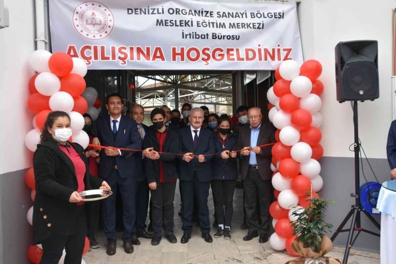 Denizli OSB’de Mesleki Eğitim Merkezi İrtibat Bürosu açıldı
