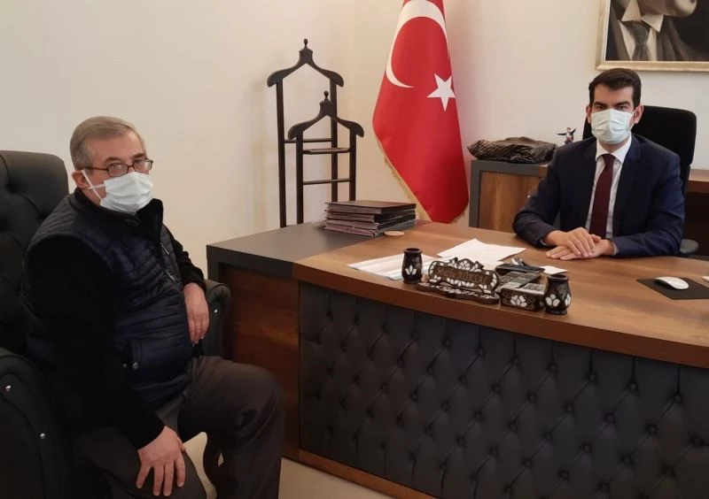 Türkiye Gazetesi’nden Kaymakam Köksal’a hoş geldin ziyareti
