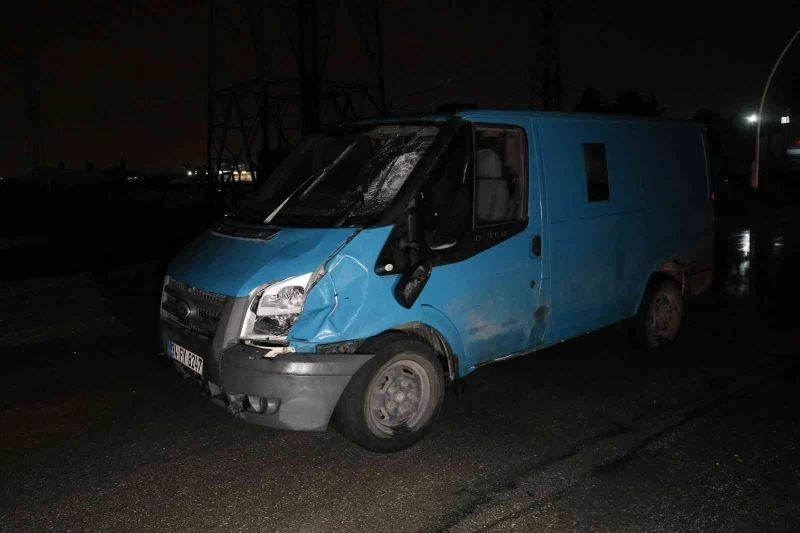 Adana’da panelvanın çarptığı yaya öldü
