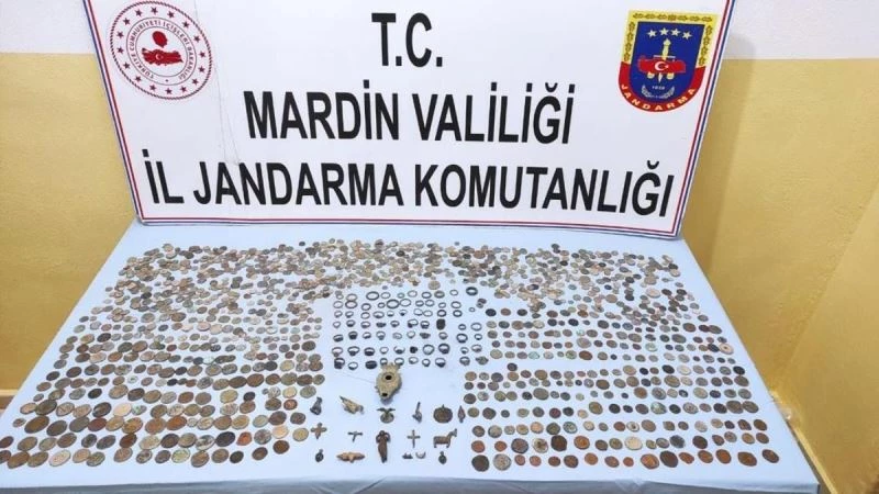 Mardin’de bin 339 adet tarihi eser ele geçirildi
