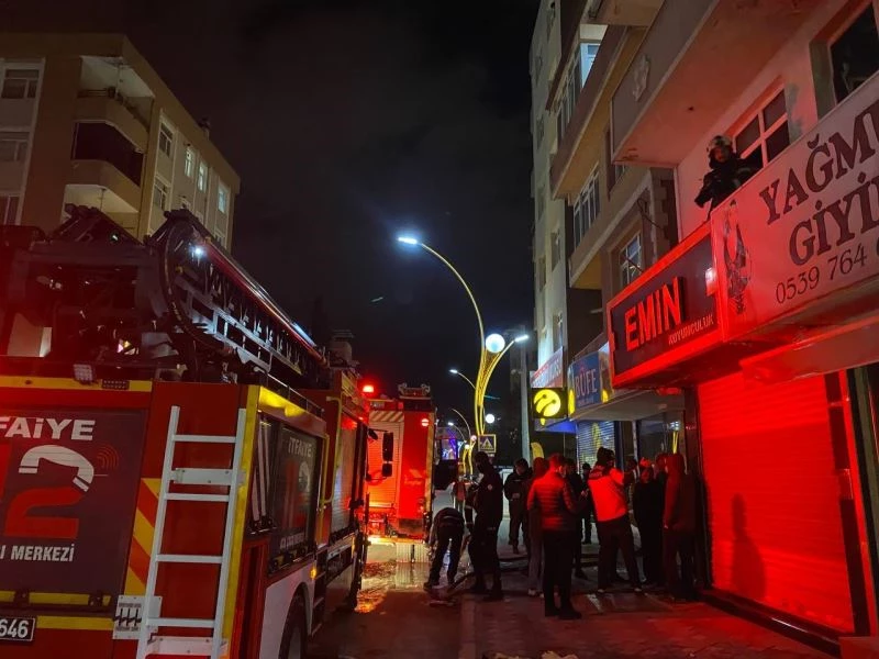 Kullanılmayan dairede yangın çıktı
