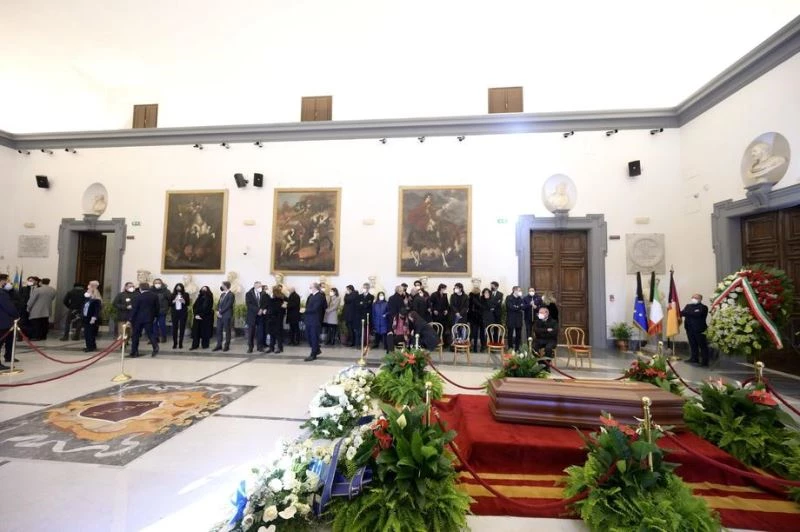 Avrupa Parlamentosu Başkanı Sassoli için Roma’da tören düzenlendi
