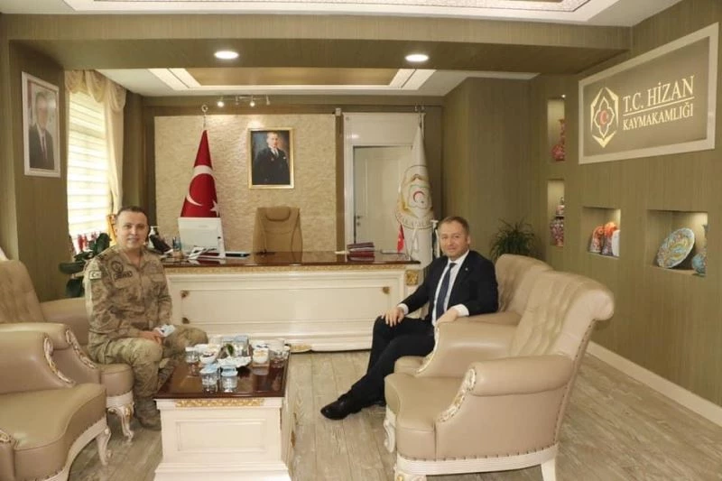 Tuğgeneral Güven’den Kaymakam Yelek’e ziyaret
