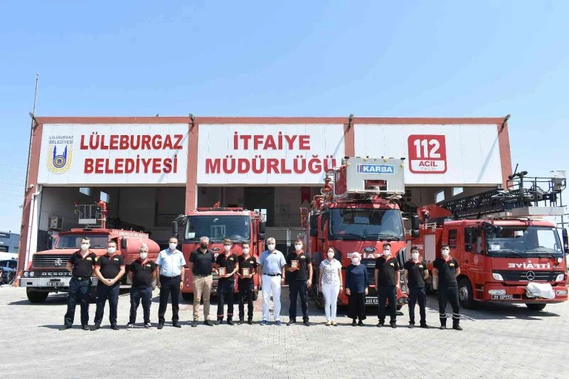 Lüleburgaz İtfaiyesi 2021’de 525 yangına müdahale etti
