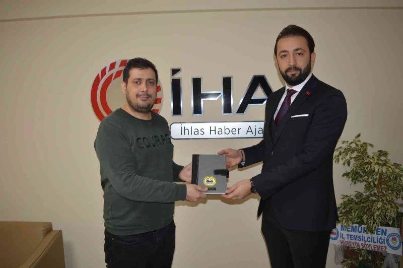 Bülbüloğlu’ndan İHA’ya ziyaret
