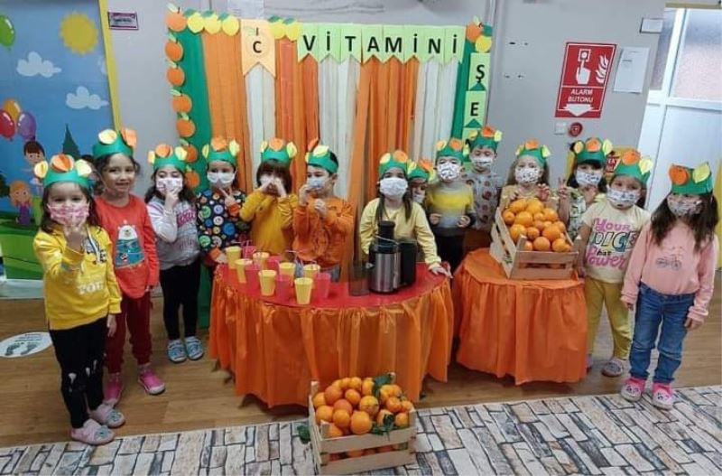 Kumru’da minik öğrenciler için ’c vitamini’ etkinliği
