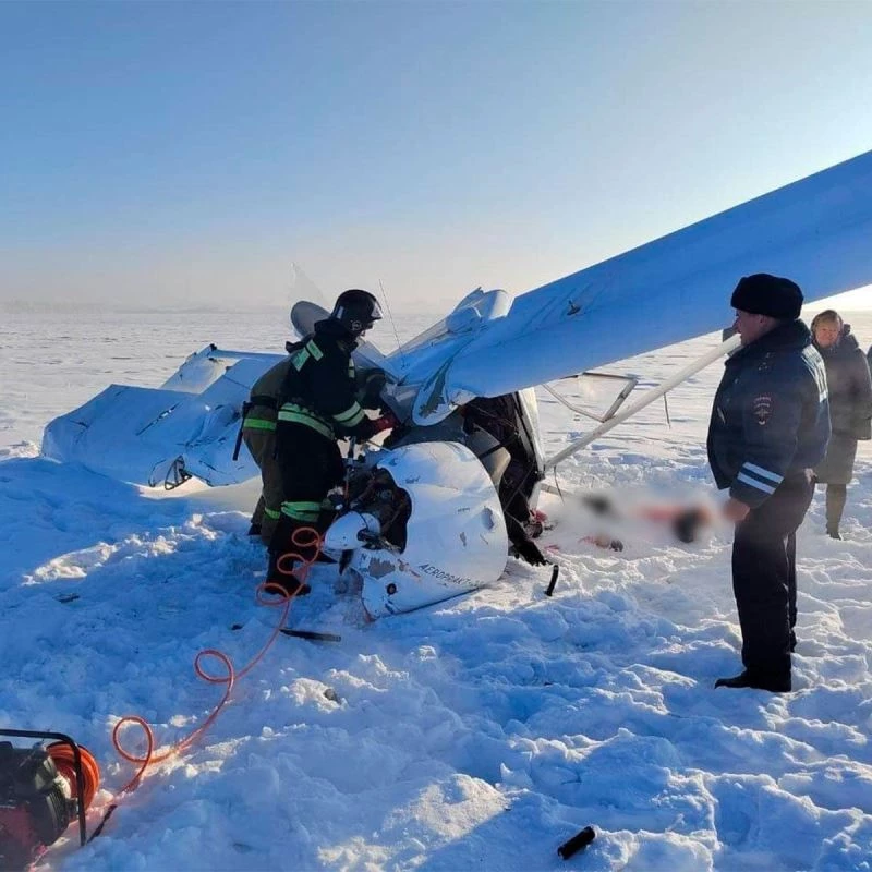 Eşine doğum günü hediyesi olarak kiraladığı uçak düştü: 2 yaralı
