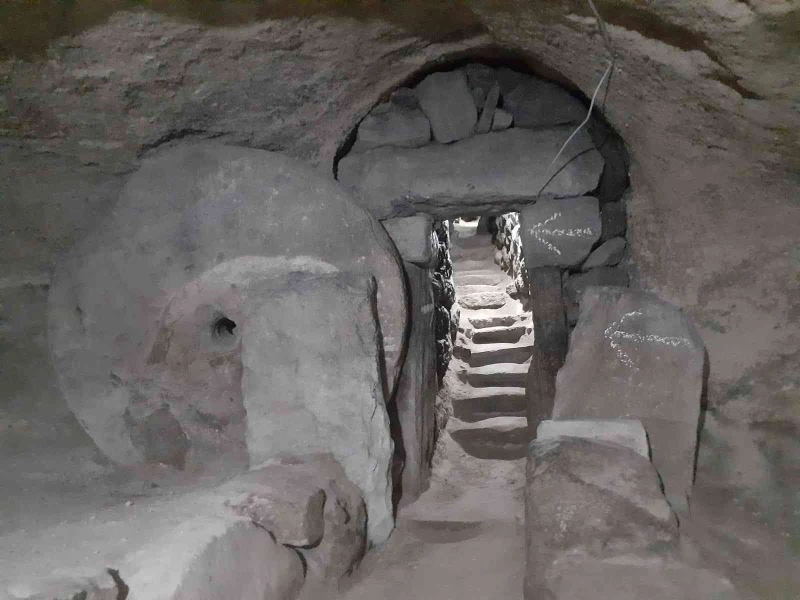 ’Özlüce Yer altı şehri’ turizme açılacağı günü bekliyor
