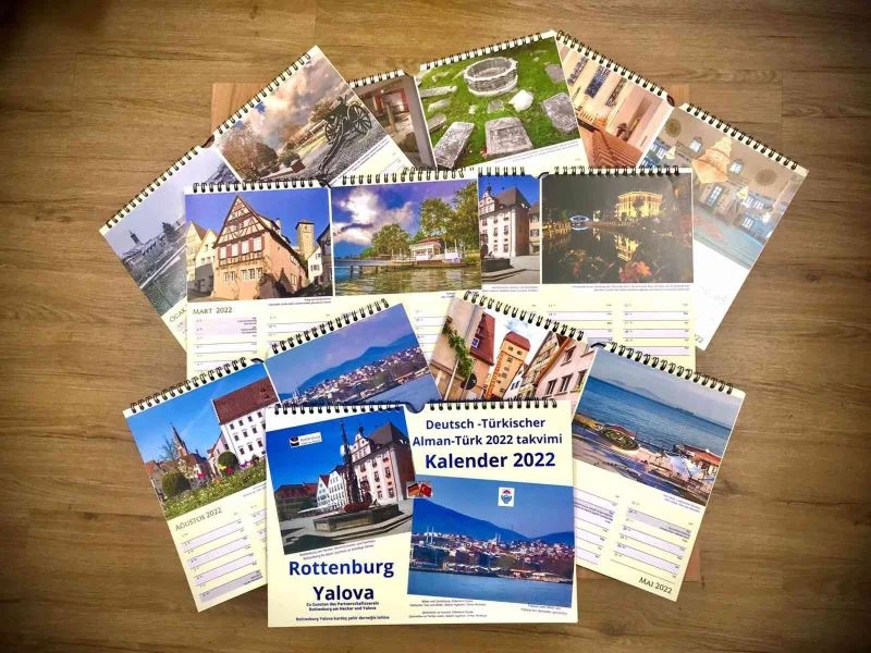 Kardeş şehir Rottenburg’tan Yalova’ya özel takvim
