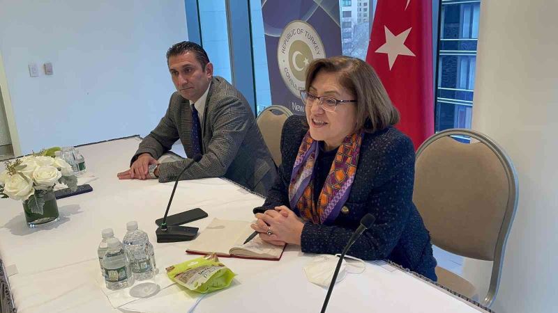 Fatma Şahin, Türk-Amerikan Toplumu temsilcileri ile bir araya geldi
