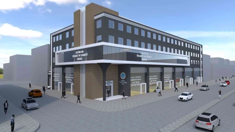 Erzincan TSO tarafından yeni yapılacak olan hizmet binasında yer alan dükkanlar satışa çıkarıldı
