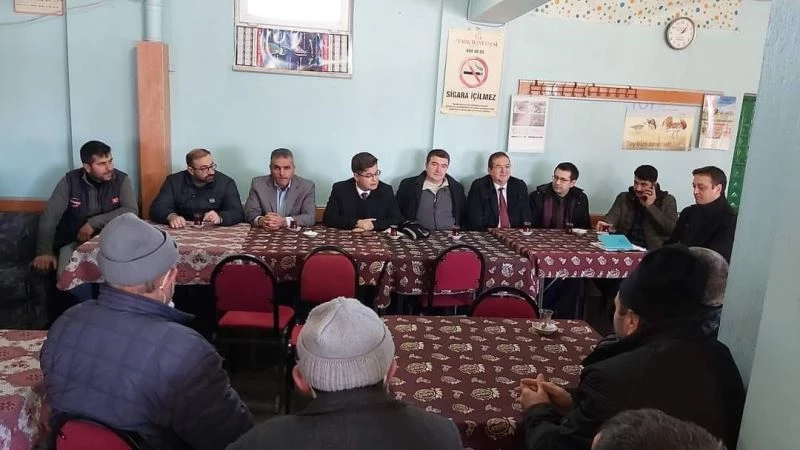 Kaymakam Düzgün ve İGM üyelerinden köy ziyaretleri
