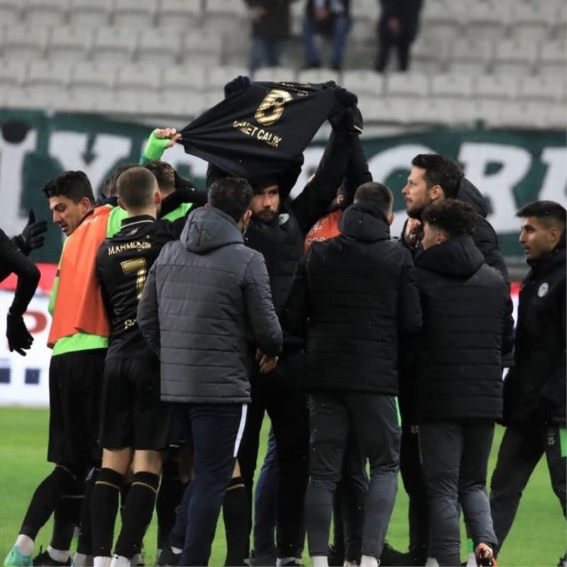 Konyaspor golü attı, Ahmet Çalık’ı andı
