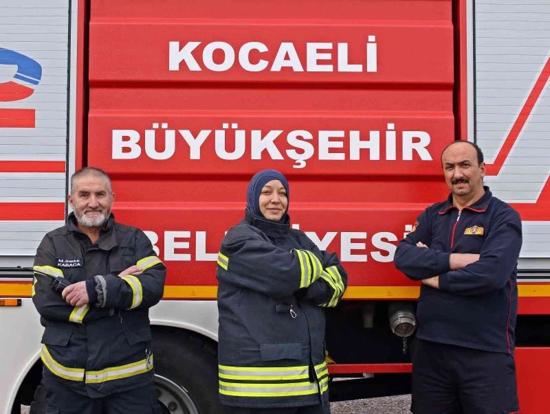 Bu ailedeki herkes ’yangın savar’
