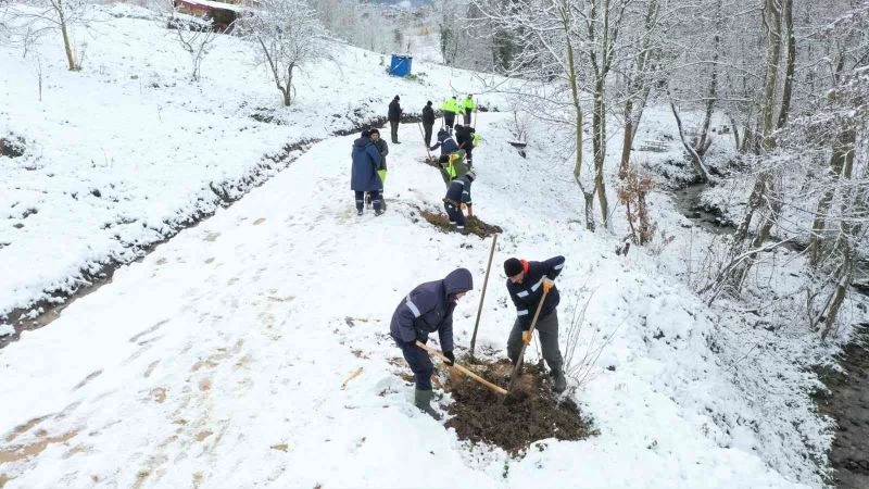 Damlar Vadisi Milet Bahçesi’nde çalışmalar sürüyor
