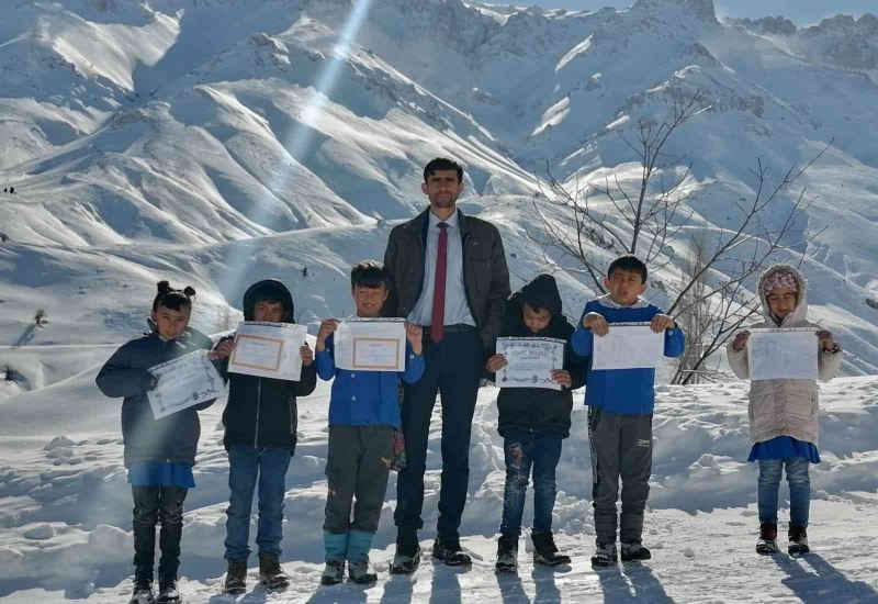 Akdeniz’in Sibiryası’nda karne heyecanı
