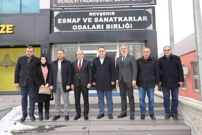 Savran ve AK Parti heyetinden, esnaf odalarına Ziyaret
