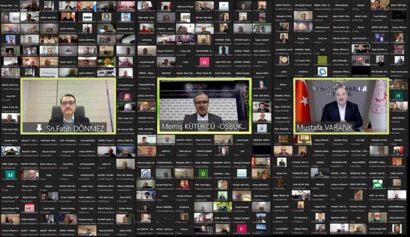 OSBÜK, iş dünyasını Bakan Varank ve Dönmez ile bir araya getirdi
