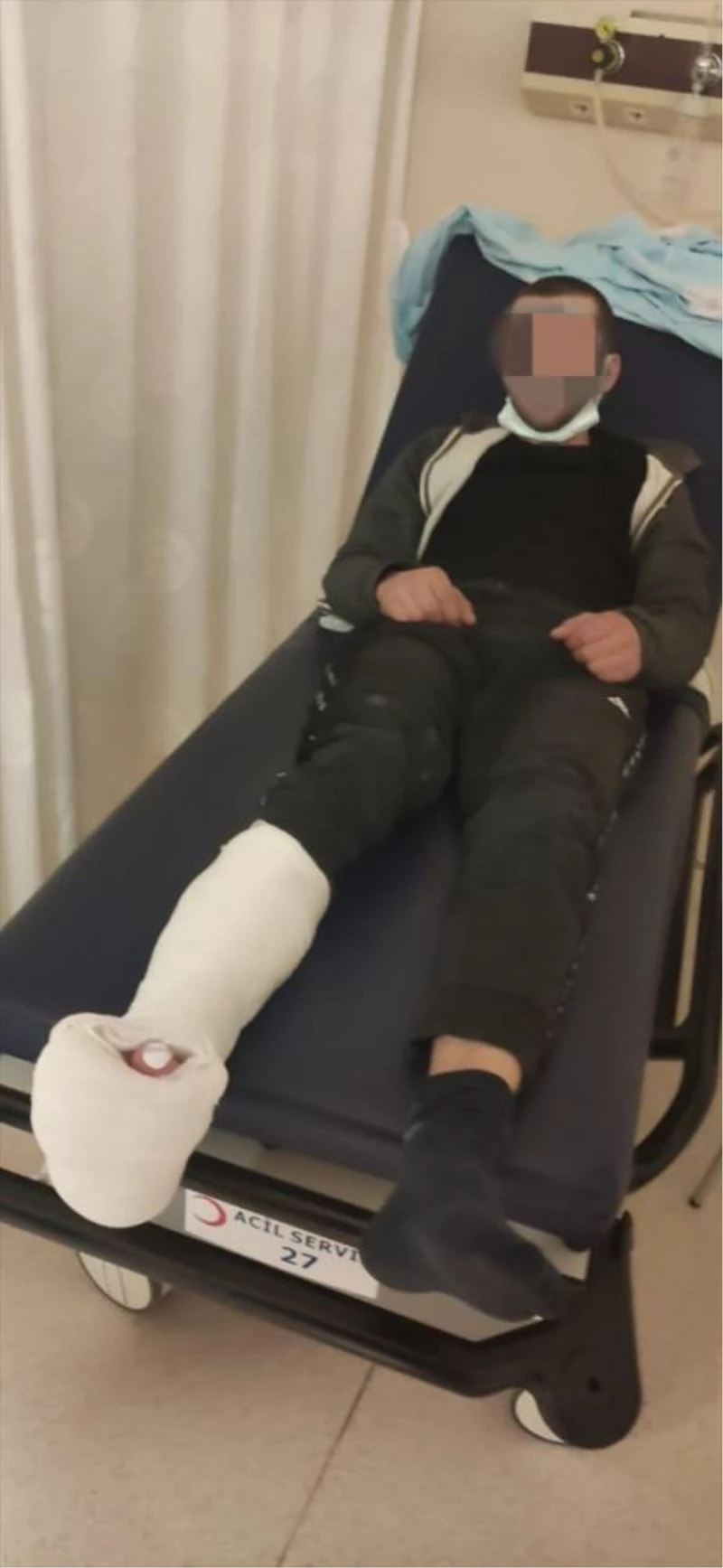 Hırsızlık şüphelisi balkondan atlayınca yaralandı