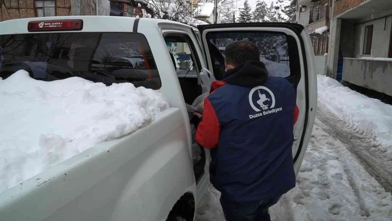 Düzce belediyesinden bu soğuk günlerde içimizi ısıtan haber