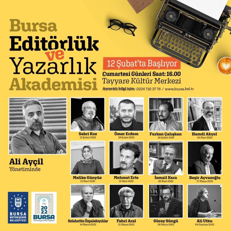 Büyükşehir’den editörlük ve yazarlık akademisi
