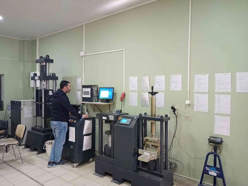 Büyükşehir, yapı malzemeleri laboratuvarı güçlendi
