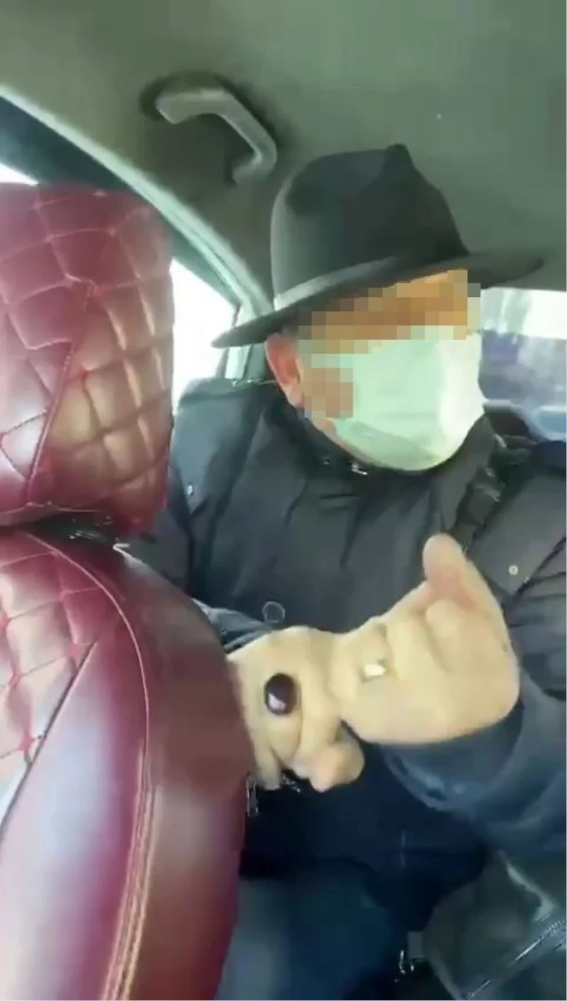 Israrcı müşteri taksiciyi çileden çıkardı
