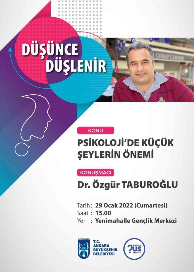 Başkentliler ‘Düşünce Atölyesi’nde farklı dallardan uzmanlarla buluşuyor
