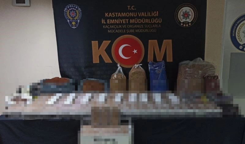 36 bin 480 adet doldurulmuş makaron ele geçirildi
