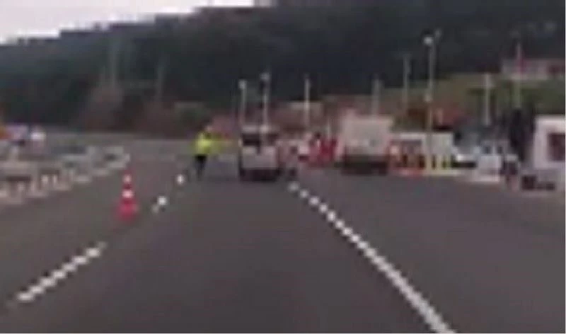 Çevirme yapan polis ölümden döndü: O anlar kamerada
