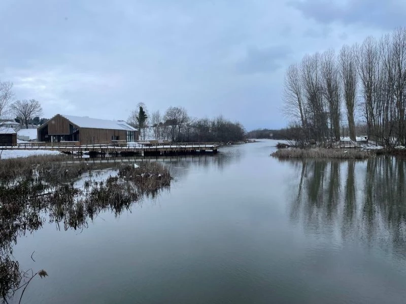 Eşine nadir rastlanan doğa harikası kış güzelliğiyle kendine hayran bırakıyor
